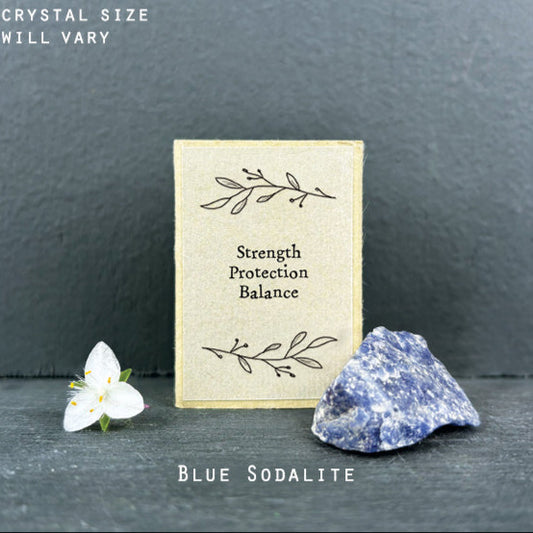 Matchbox Crystal - Blue Sodalite