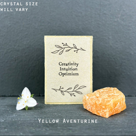 Matchbox Crystal - Yellow Aventurine