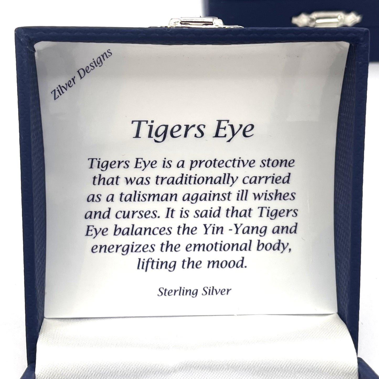 Sterling Silver Tigers Eye Necklace