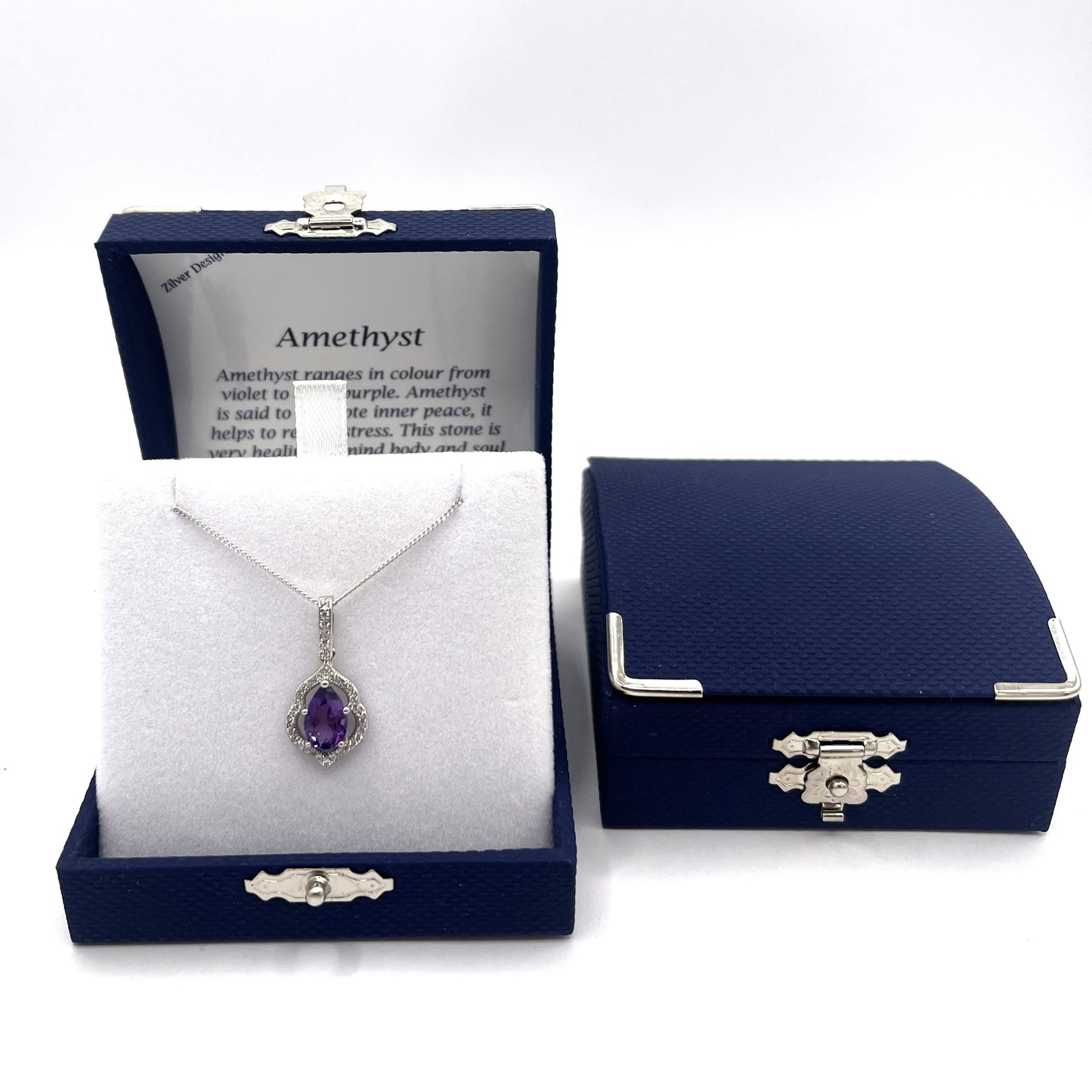 Sterling Silver Amethyst Mystic Necklace