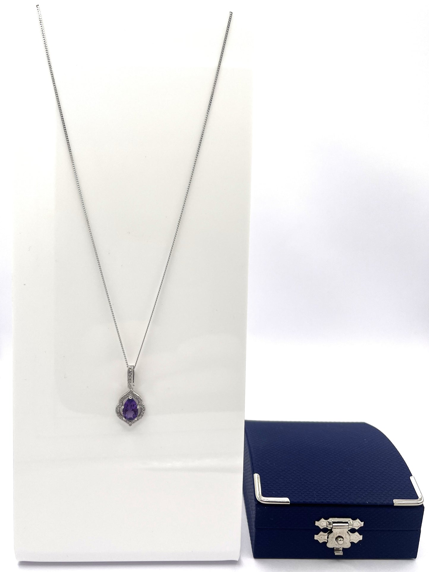 Sterling Silver Amethyst Mystic Necklace