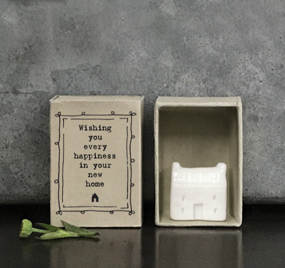 Porcelain Matchbox Little House