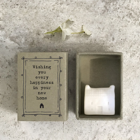 Porcelain Matchbox Little House