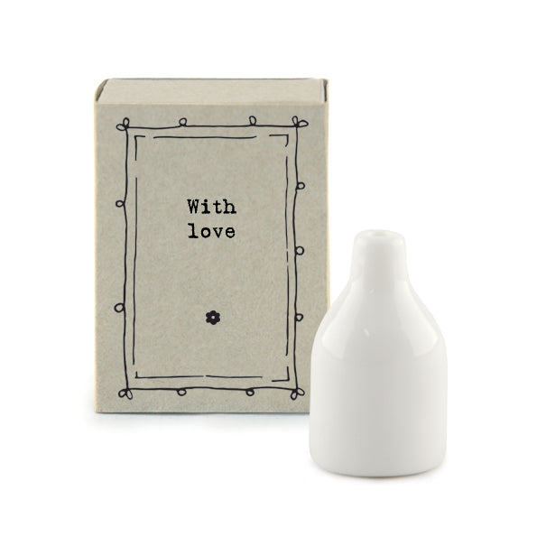 Porcelain Matchbox - With Love