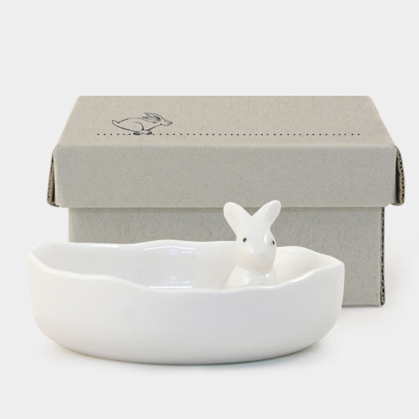 Porcelain Jewellery Dish - Bunny