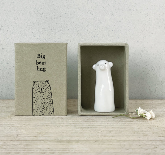 Porcelain Matchbox Big Bear Hug