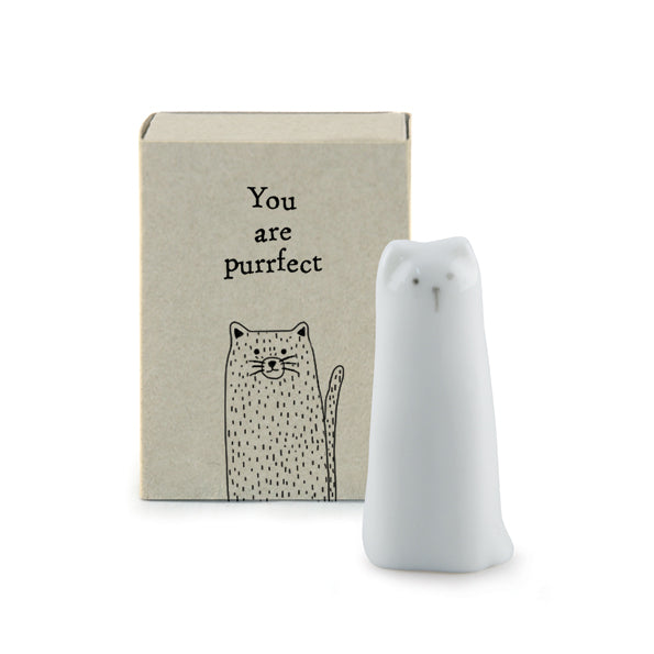 Porcelain Matchbox You're Purrfect