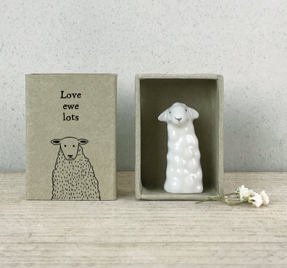 Porcelain Matchbox Love Ewe