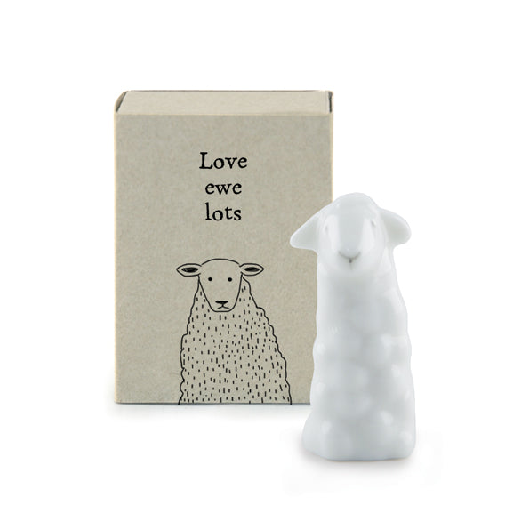 Porcelain Matchbox Love Ewe