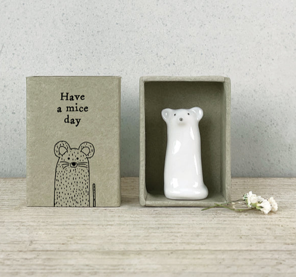 Porcelain Matchbox Mice Day