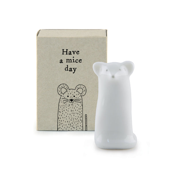 Porcelain Matchbox Mice Day