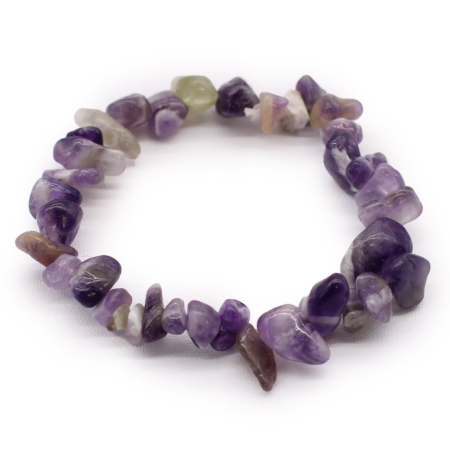 Crystal Chip Bracelet - Amethyst