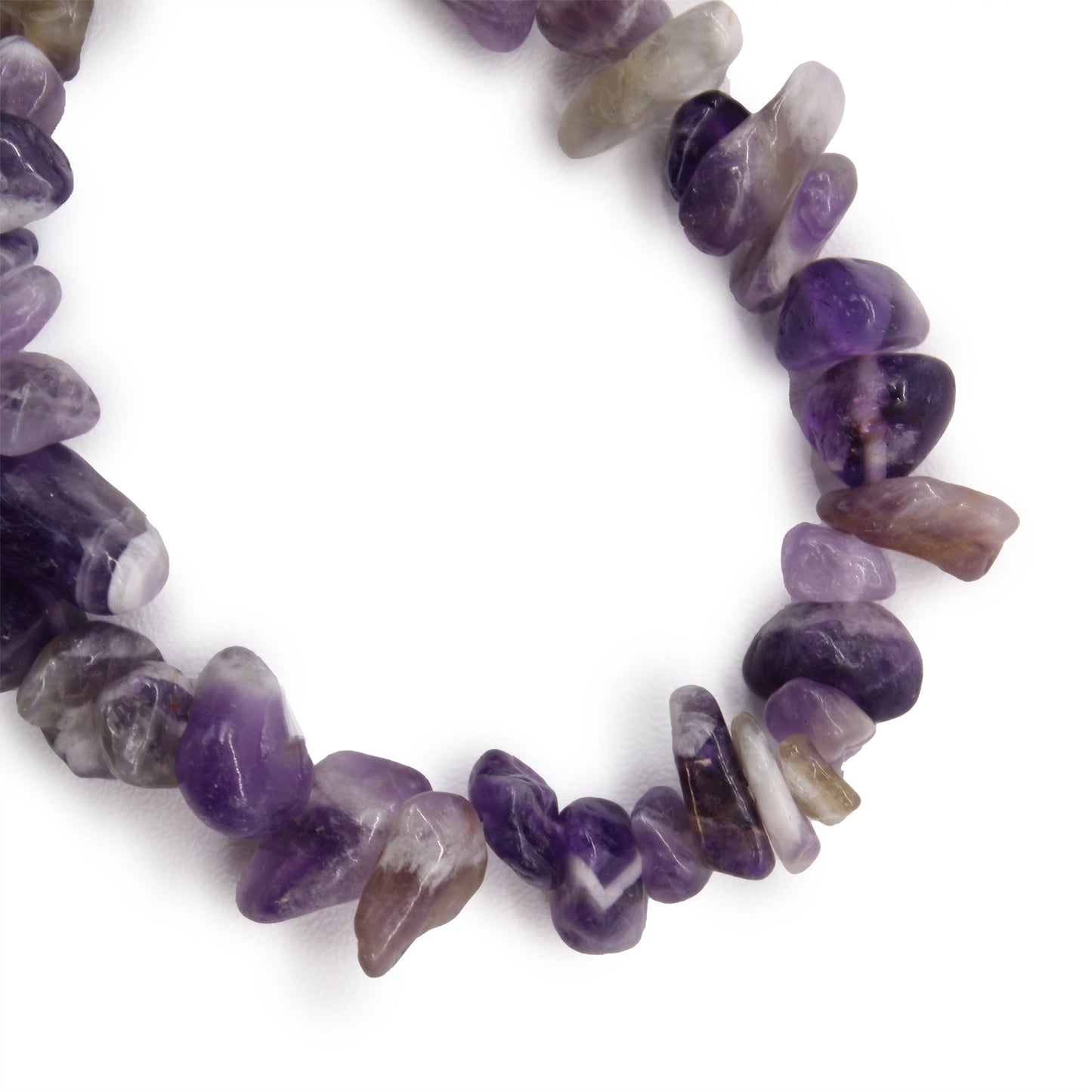 Crystal Chip Bracelet - Amethyst