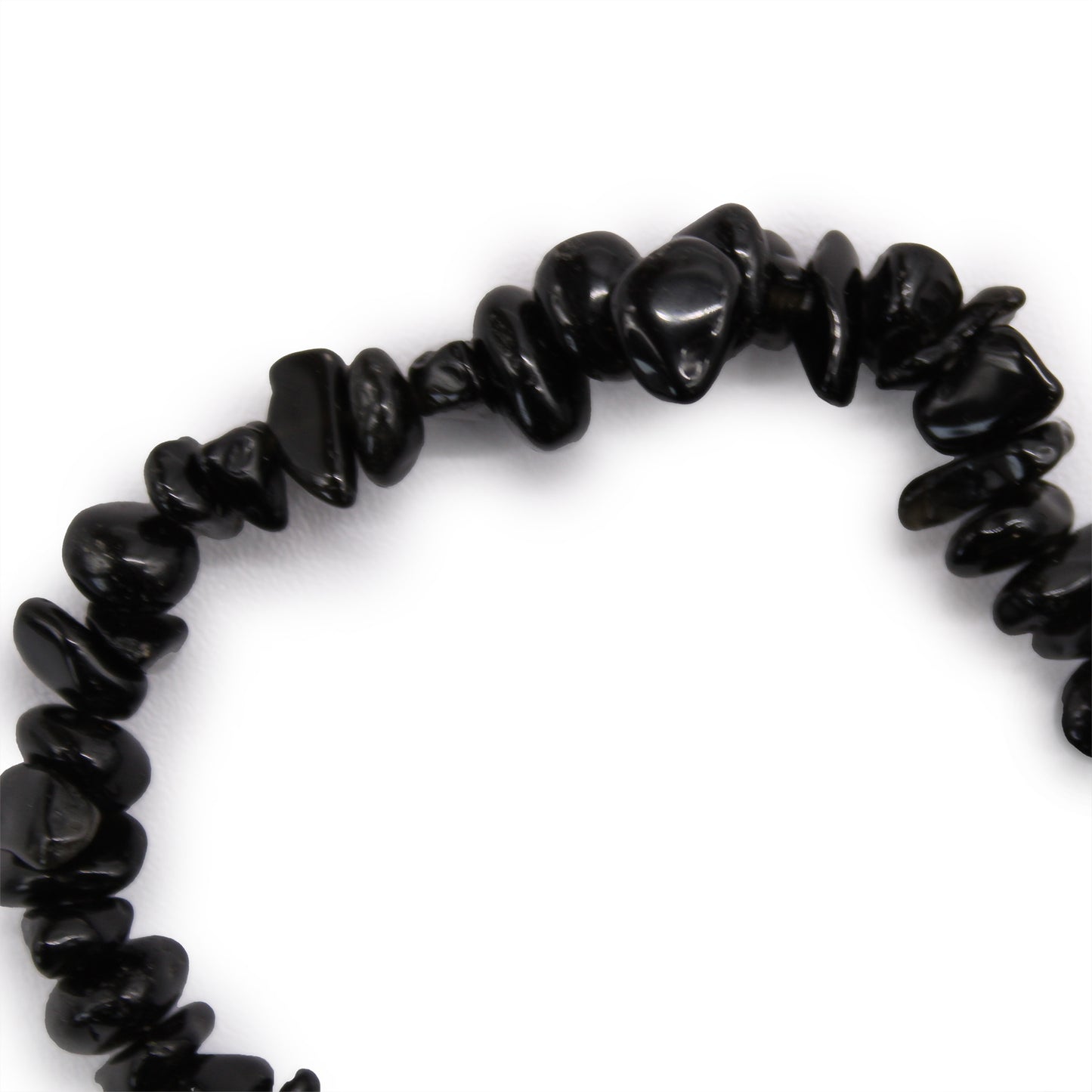 Crystal Chip Bracelet - Black Agate