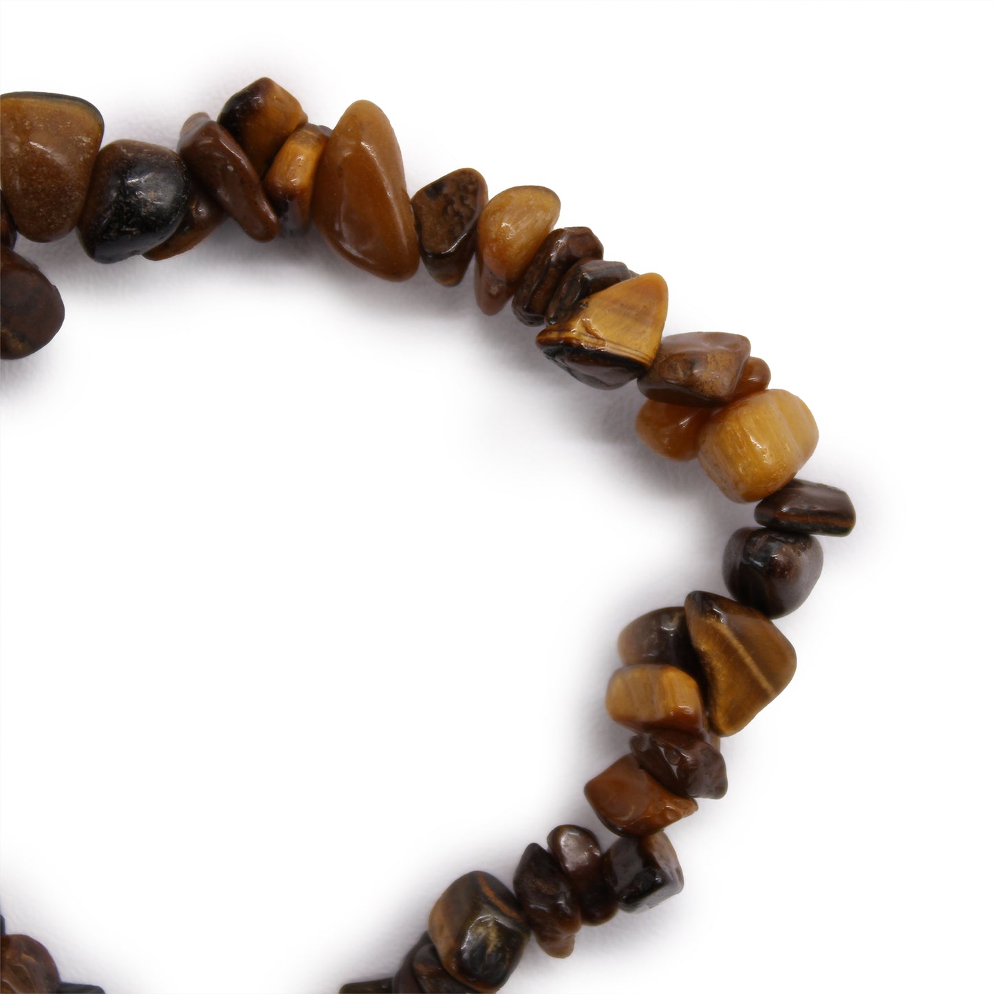 Crystal Chip Bracelet - Tiger Eye