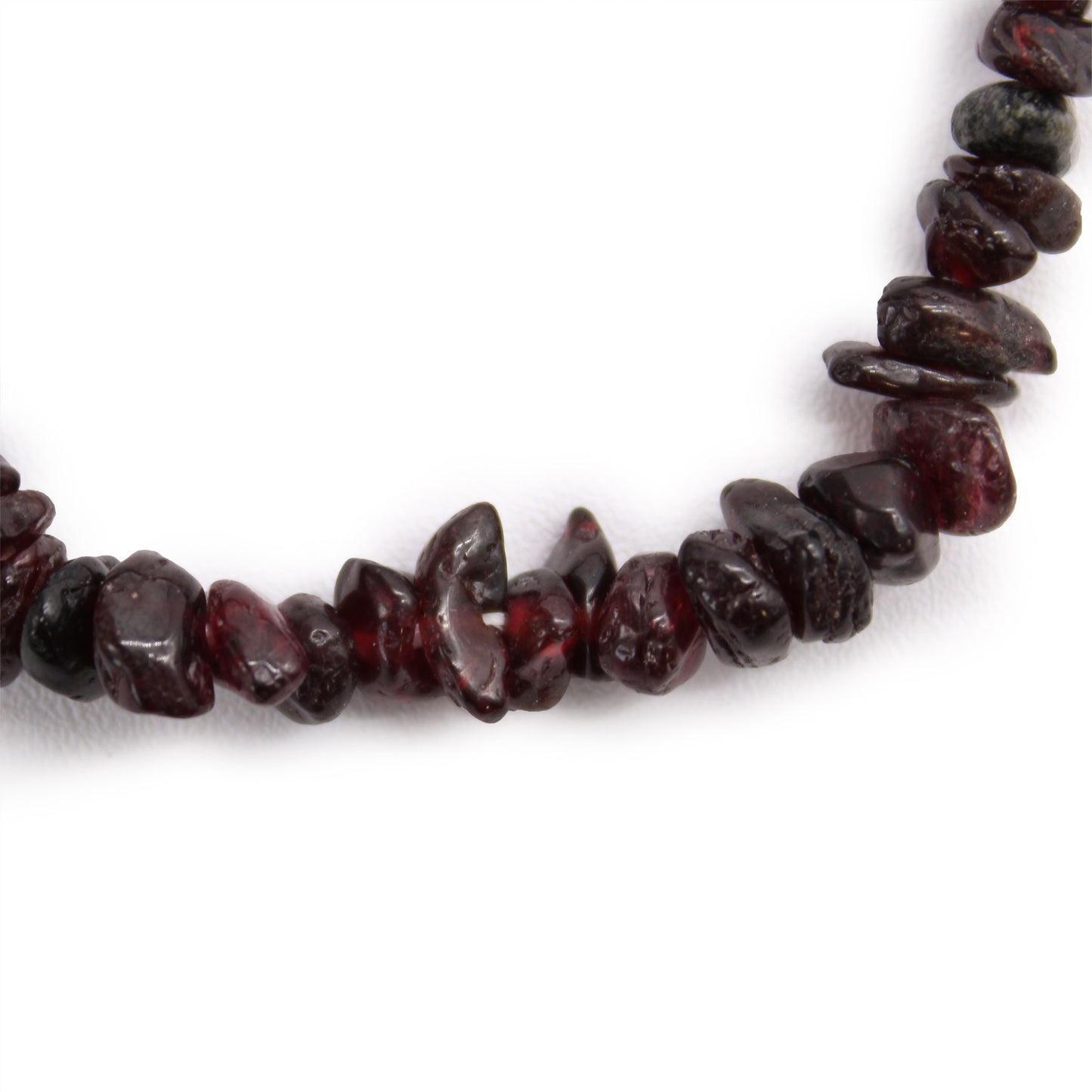 Crystal Chip Bracelet - Blood Garnet