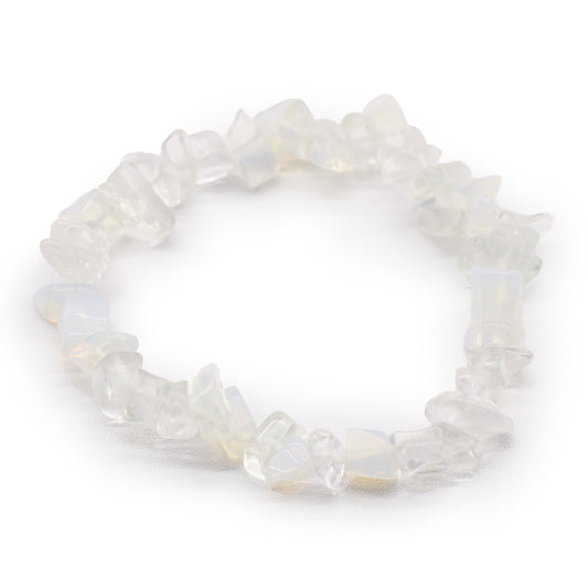 Crystal Chip Bracelet - Opalite