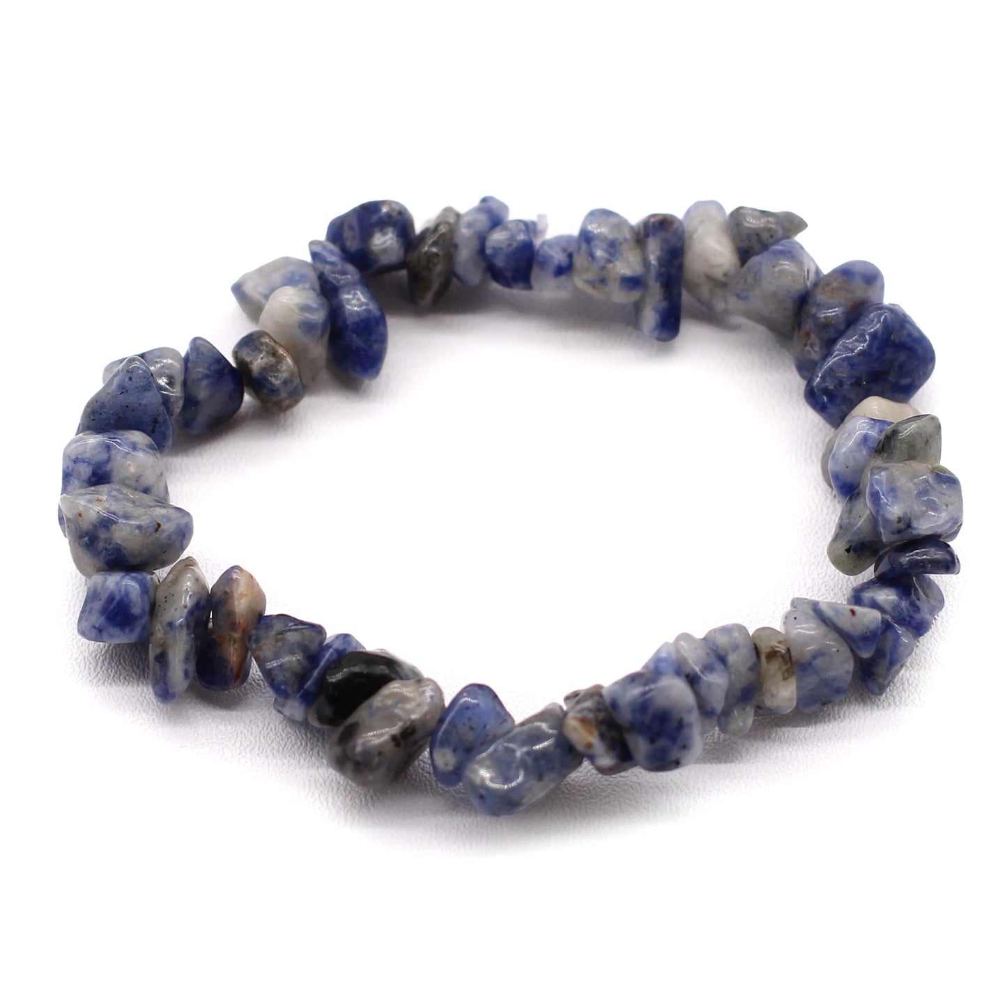 Crystal Chip Bracelet - Sodalite