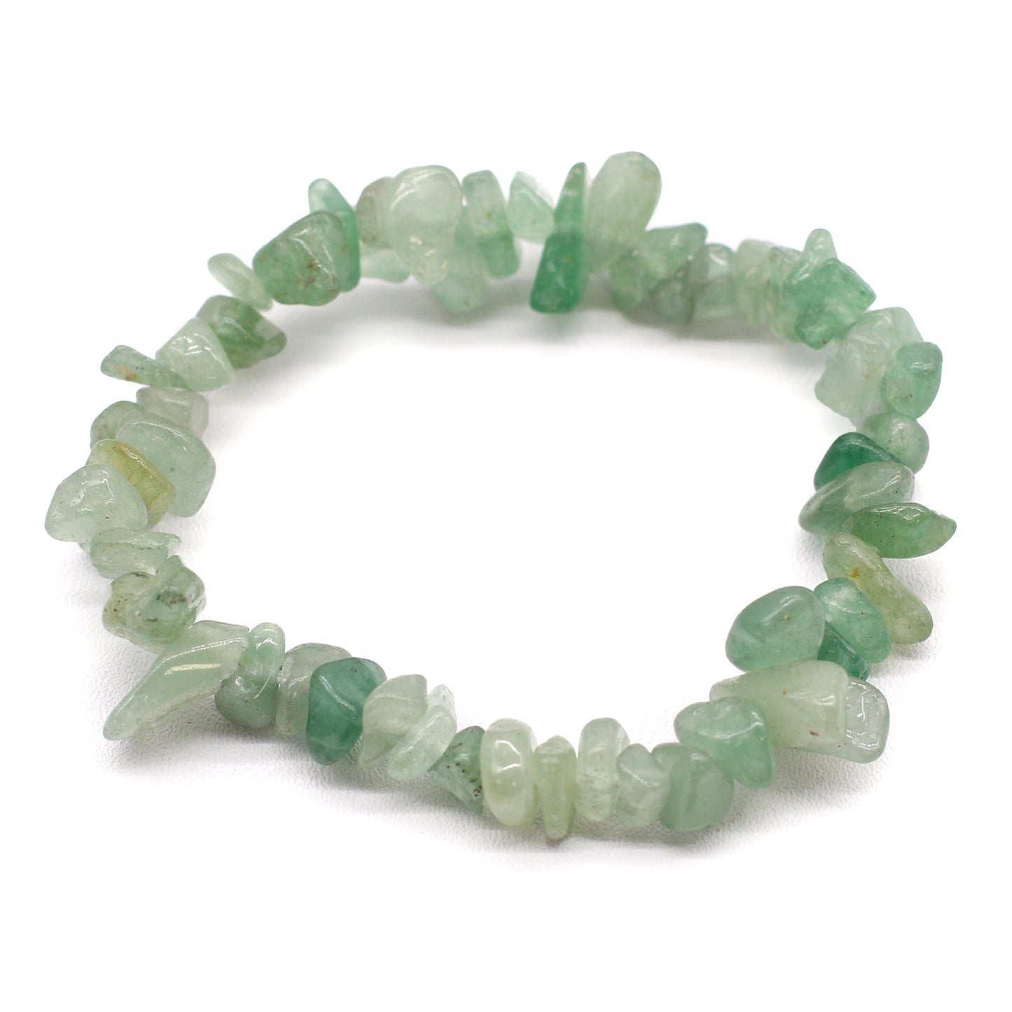 Crystal Chip Bracelet - Green Aventurine