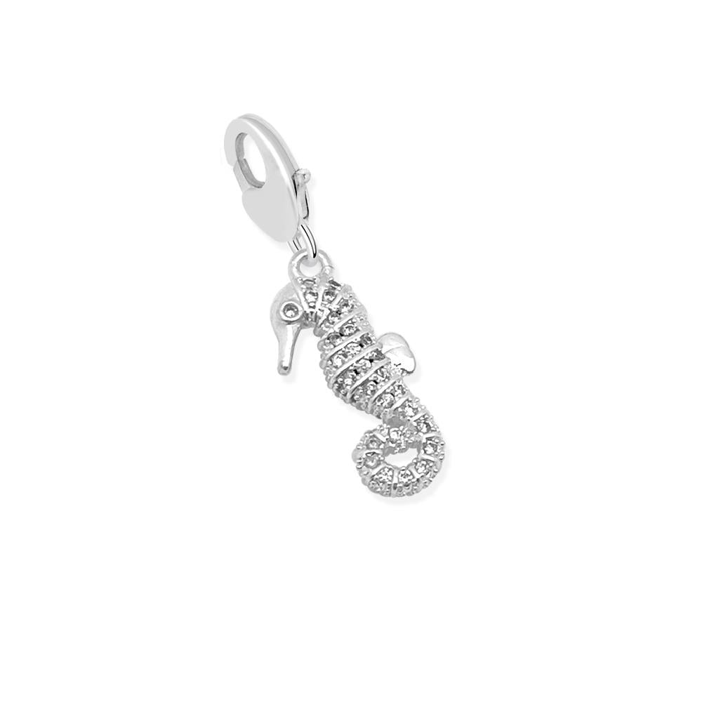 Silver Plated Charm - Seahorse