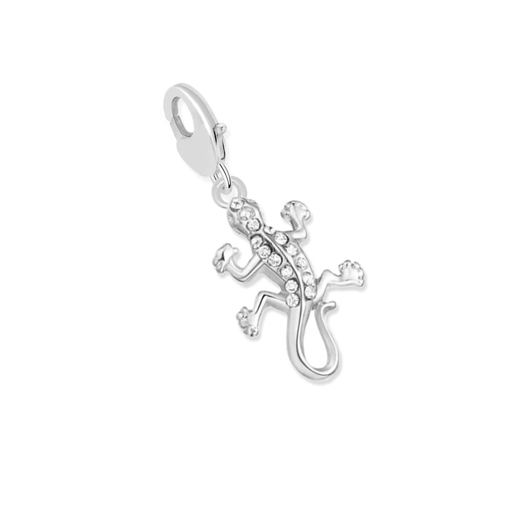 Silver Plated Charm - Gecko