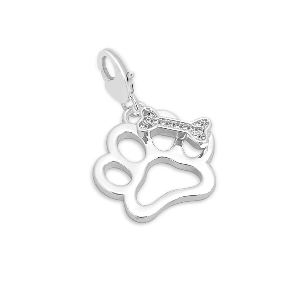 Silver Plated Charm - Dog Lover