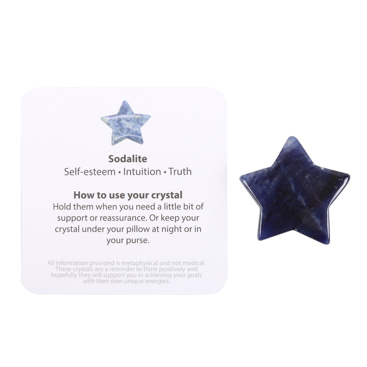 Sodalite Crystal Star