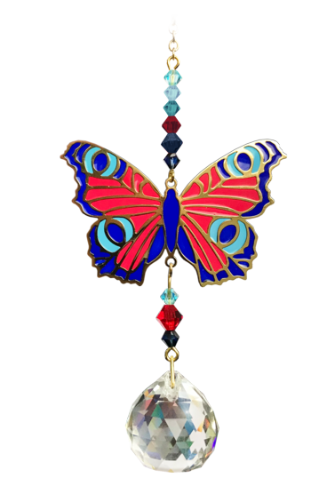 Crystal Dreams - Butterfly - Peacock