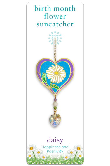 Birthmonth Flower Suncatcher - Daisy - April