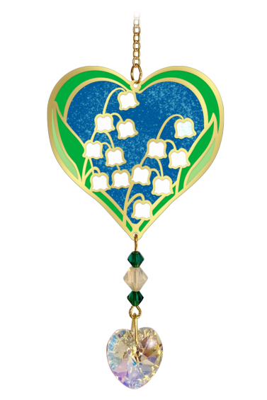 Birthmonth Flower Suncatcher - Lily of the Valley - May