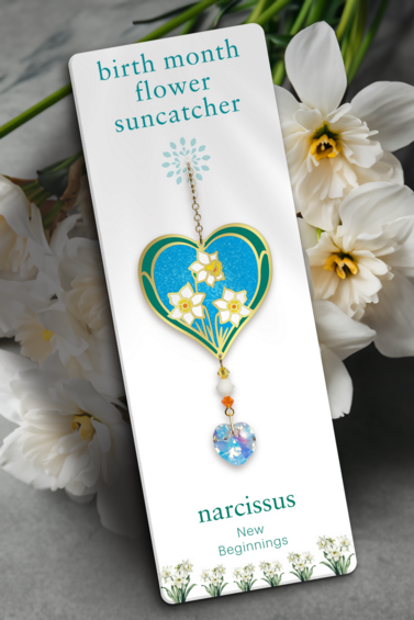 Birthmonth Flower Suncatcher - Narcissus - December