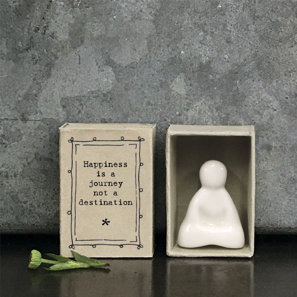 Porcelain Matchbox Little Buddha