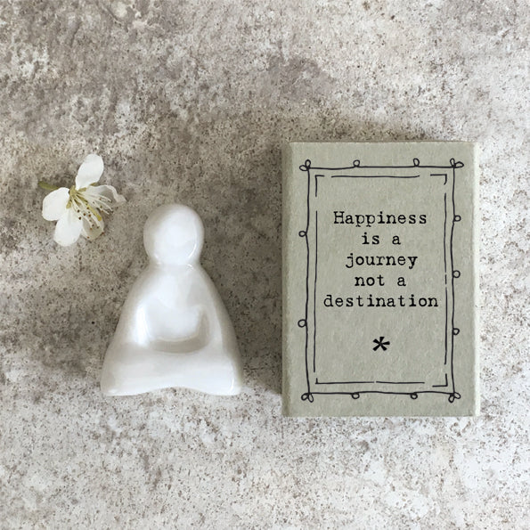 Porcelain Matchbox Little Buddha