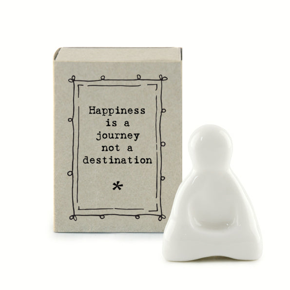 Porcelain Matchbox Little Buddha