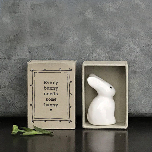 Porcelain Matchbox Bunny